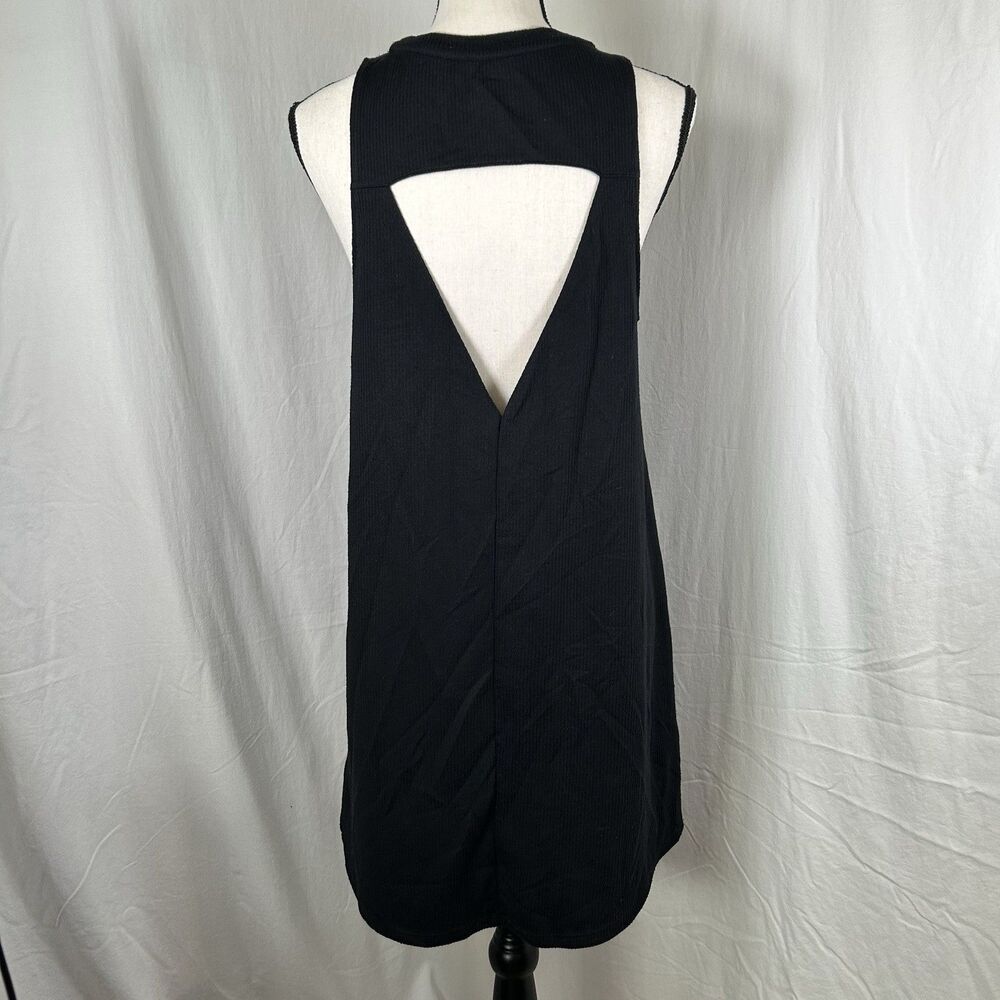 Hurley Nike Dri-FIT Knit Active Dress Racerback Cutout Sleeveless Black Casual M